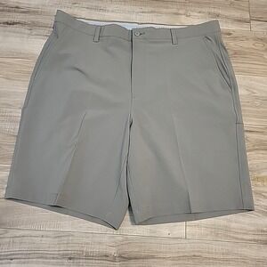 Foot Joy FJ Shorts Mens 40 Golf Gray Chino Stretch Performance 10" Inseam